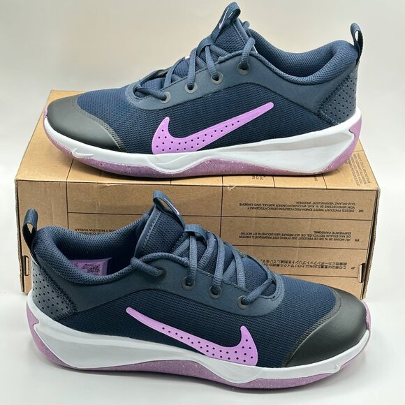 Nike Omni Multi-Court Low Blue / Pink DM9027-401 Size 7y = Women's: 8.5 - Picture 1 of 12